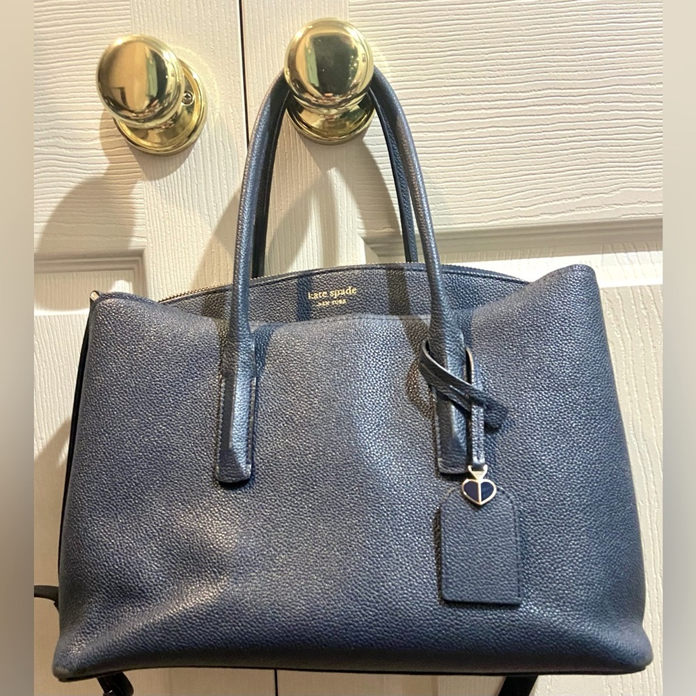 Kate Spade Navy Blue Satchell Purse